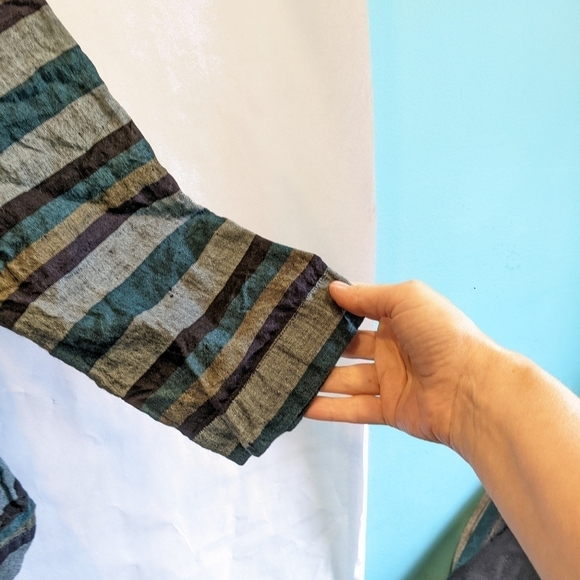 Eileen Fisher Striped Women's Top - Picture 4 of 8